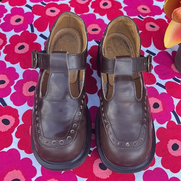 Dr. Martens Brown Leather Flats - Picture 12 of 16